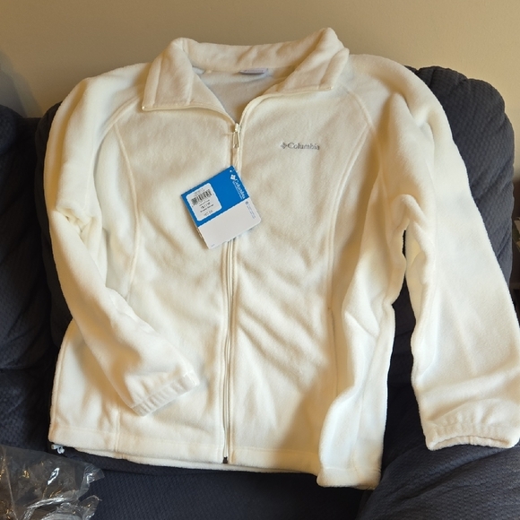 Columbia Women's Cream Fleece Jacket NWT - Picture 6 of 7